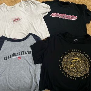 Surf brand cropped t-shirts